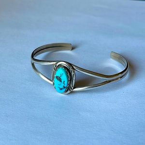 Sterling Silver and Turquoise bangle